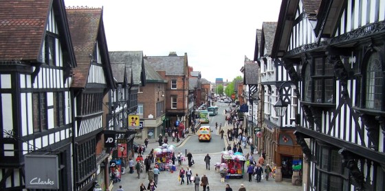 Un cuento medieval en Chester, Inglaterra