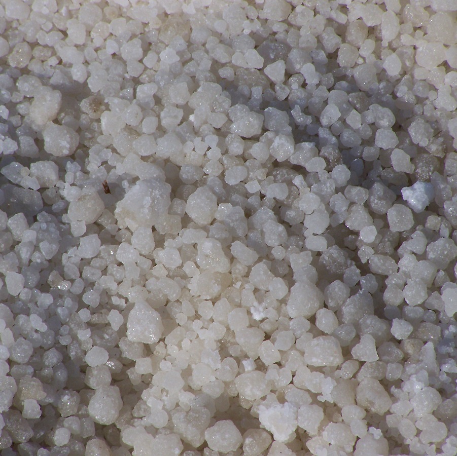 Detalle de la sal natural del Lago Salado o Tuz Gölü de Turquía